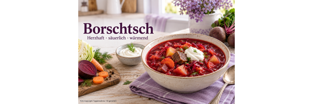 Borschtsch mit Rindfleisch und Roter Bete - Borschtsch mit Rindfleisch und Roter Bete