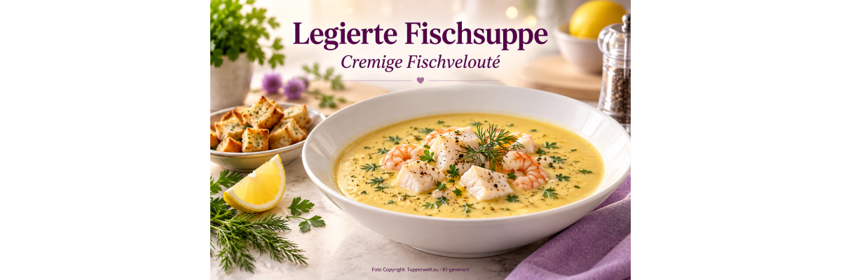 🐟 Legierte Fischsuppe – cremige Fischvelouté - Legierte Fischsuppe – cremige Fischvelouté