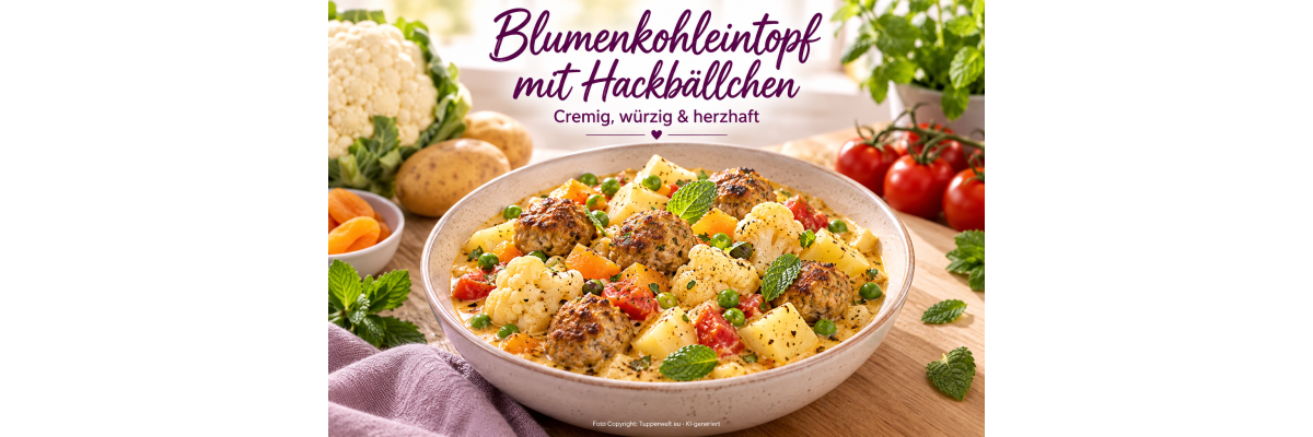 🥦 Blumenkohleintopf mit Hackbällchen - 