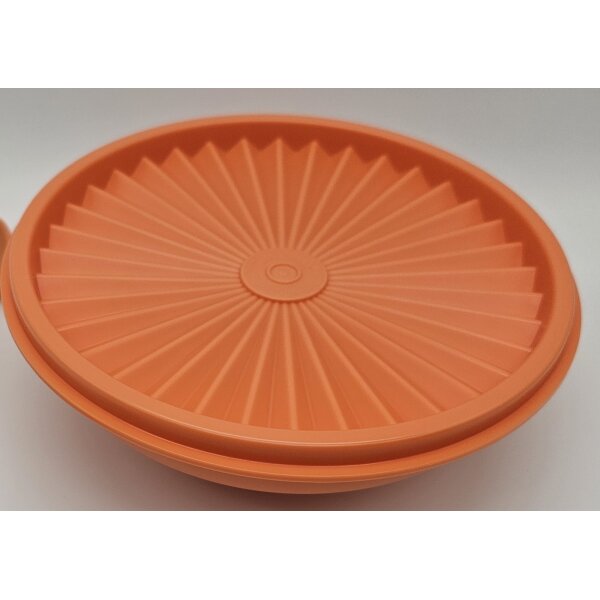 Müsli Schale orange 400ml mit Sonnendeckel