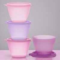 Kühlschrankbehälter 380 ml – 4er-Set Rosa...