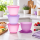 Kühlschrankbehälter 380 ml – 4er-Set Rosa & Lila