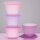 Kühlschrankbehälter 380 ml – 4er-Set Rosa & Lila