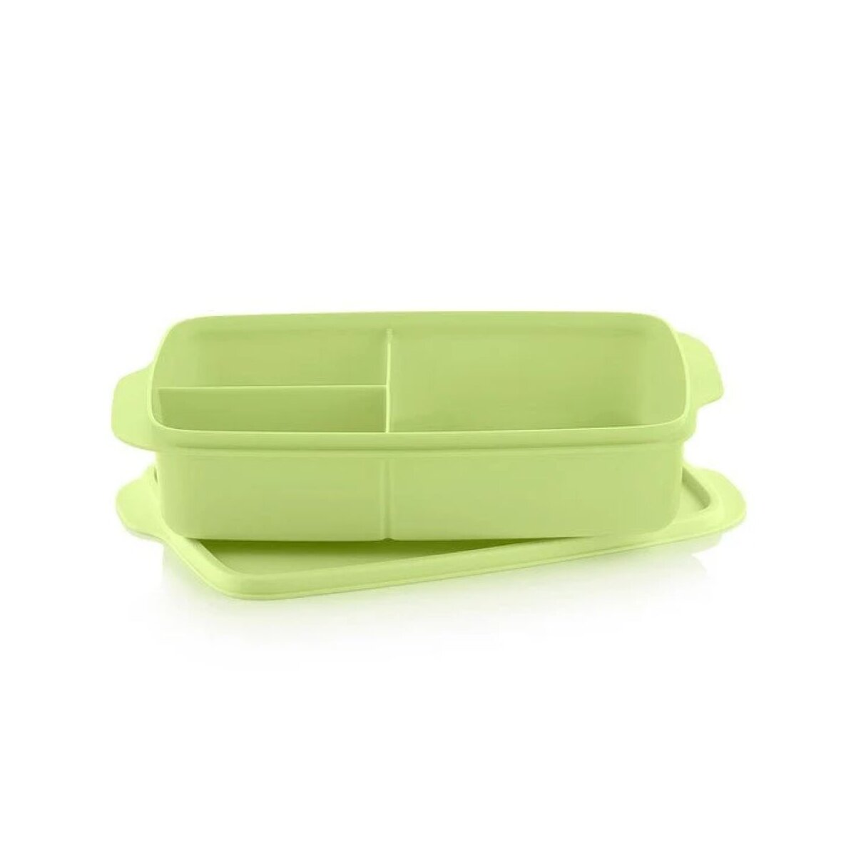 Tupperware Eco+ Snackbox mit Unterteilung in grün, 17,90 €