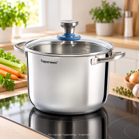 Universal Cookware Pro Kochtopf 7 l – mit Glasdeckel