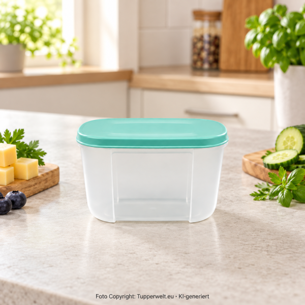 Kühlschrank-System 300 ml – Türkis – mit Deckel