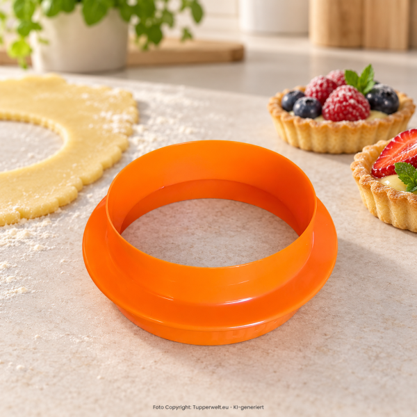 Mini-Tartelette-Ausstecher – Orange – beidseitig