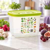 Tupperware Klimaoase 1,8 L - hoch gelb